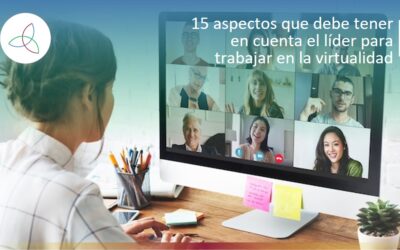 15 ASPECTOS QUE DEBE TENER EN CUENTA EL LíDER PARA TRABAJAR En LA VIRTUALIDAD