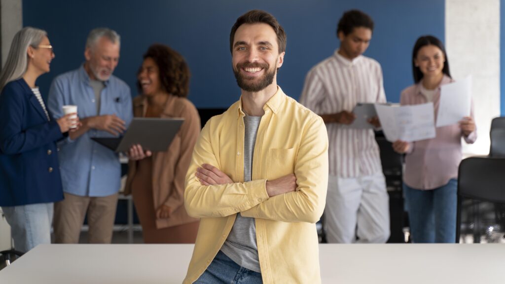 People Working As Team Company 1